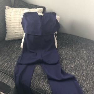 Strapless pantsuit